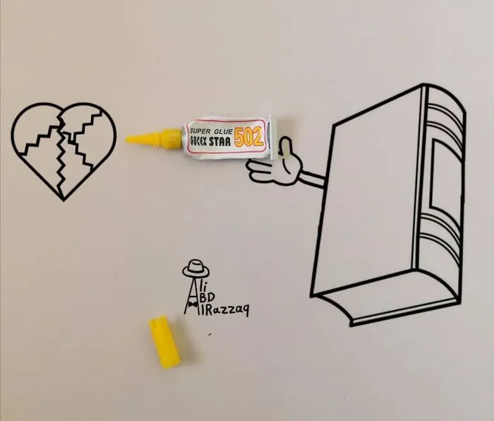 My 40 Interactive Illustrations That Incorporate Everyday Items