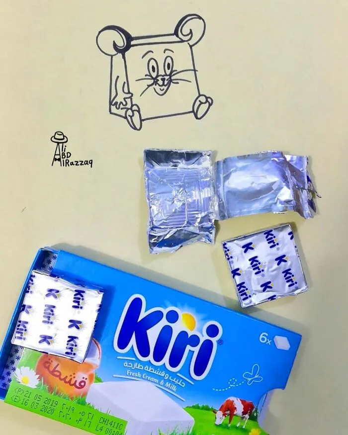 My 40 Interactive Illustrations That Incorporate Everyday Items