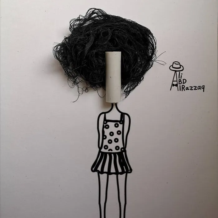 My 40 Interactive Illustrations That Incorporate Everyday Items