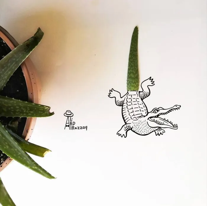 My 40 Interactive Illustrations That Incorporate Everyday Items