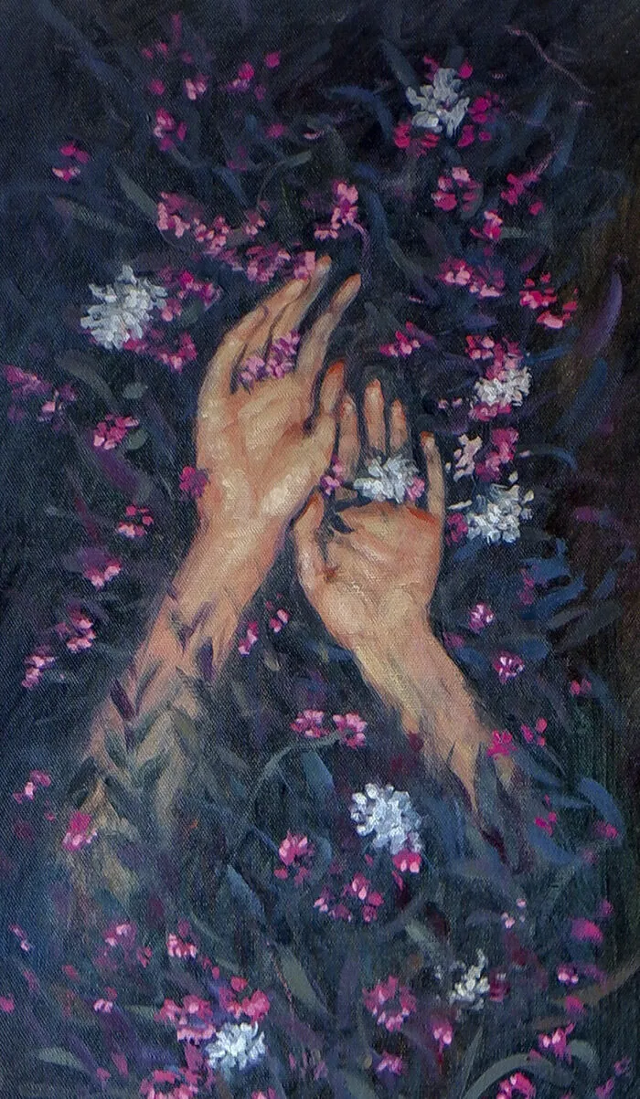 Nymph Within The Flowers