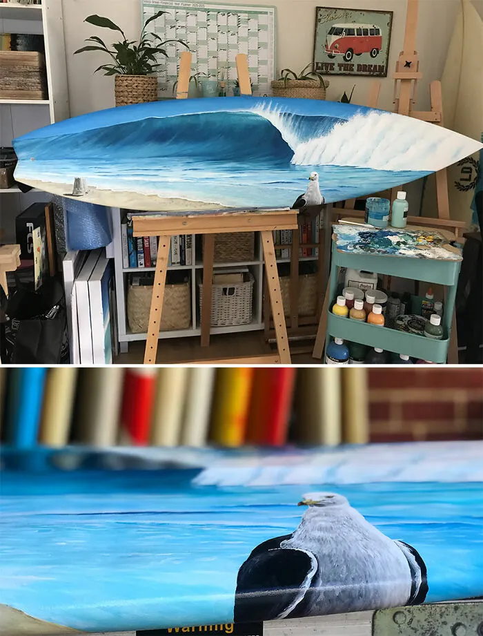 I Create Pieces Of Art On Old Surfboards That Were Destined For The Landfill (25 Pics)
