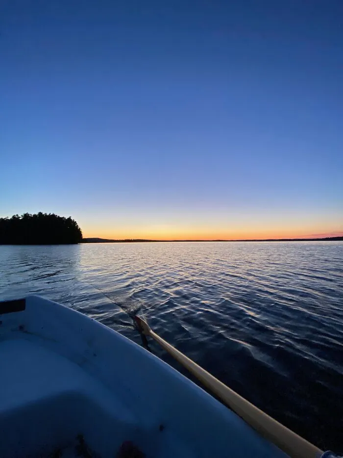 Amanecer a las 2 de la mañana en Finlandia