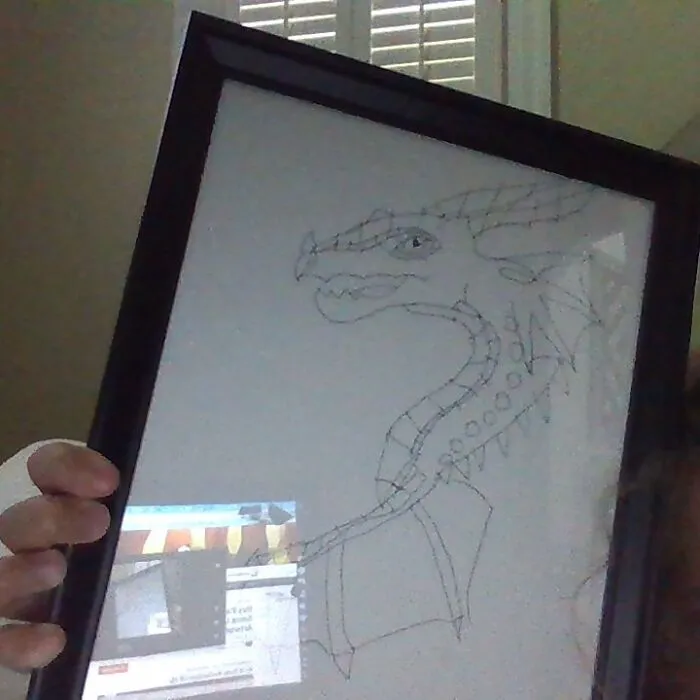 Rainwing Base I Drew By Hand.