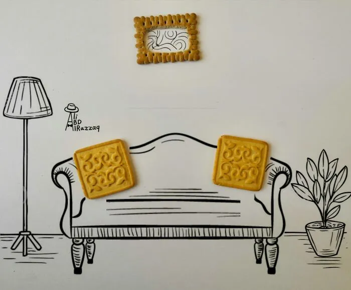 My 40 Interactive Illustrations That Incorporate Everyday Items