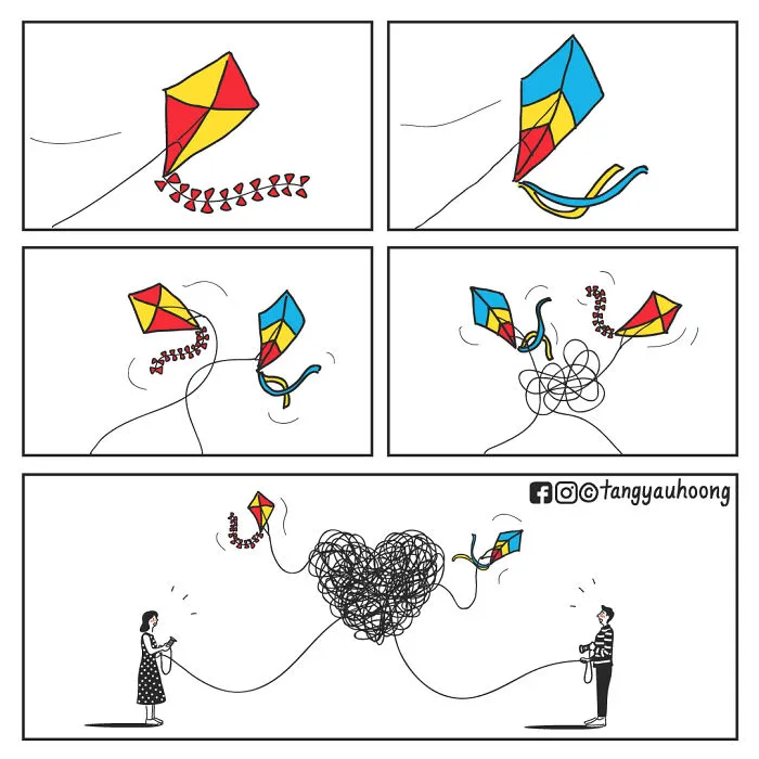 35 Comics With Weird And Unexpected Endings That I Created To Make People Laugh (New Pics)