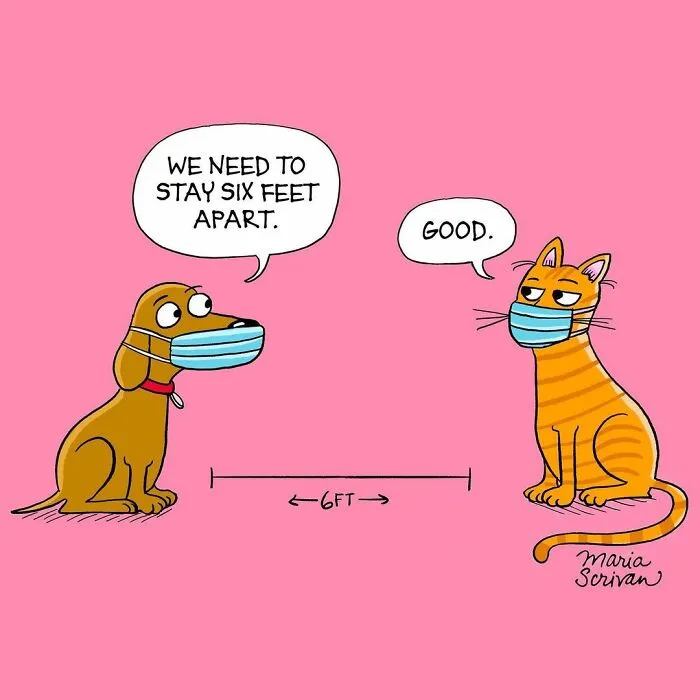 30 Comics That Tell The Joke In A Single Panel Made By This Artist