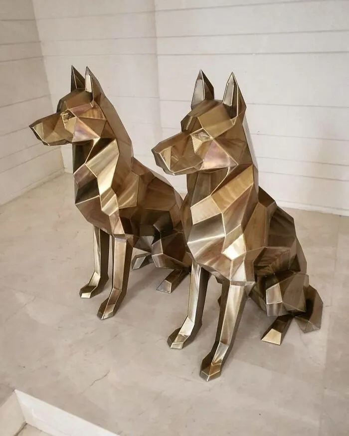 Artist Creates Spectacular Folded Steel Animal Sculptures From Metal Sheets, Here Are His Best 49 Works