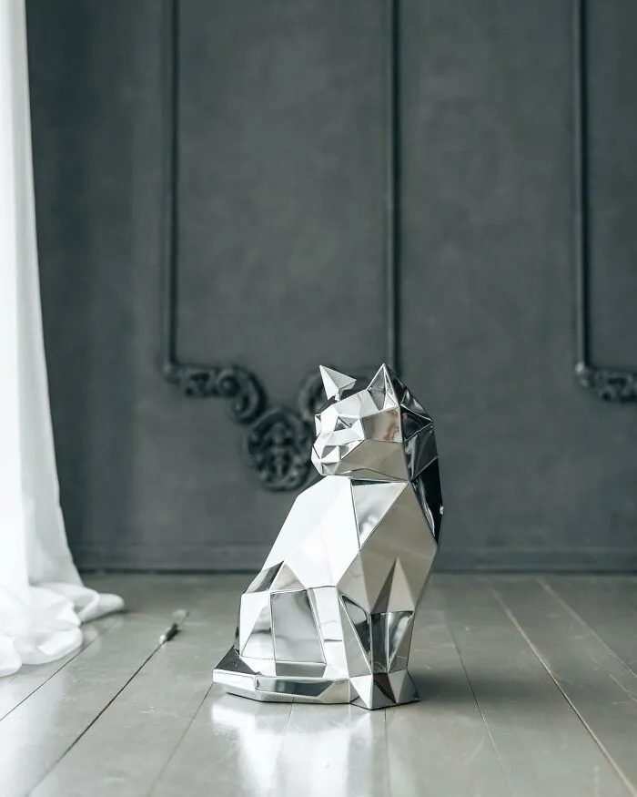 Artist Creates Spectacular Folded Steel Animal Sculptures From Metal Sheets, Here Are His Best 49 Works