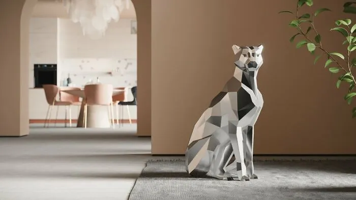 Artist Creates Spectacular Folded Steel Animal Sculptures From Metal Sheets, Here Are His Best 49 Works