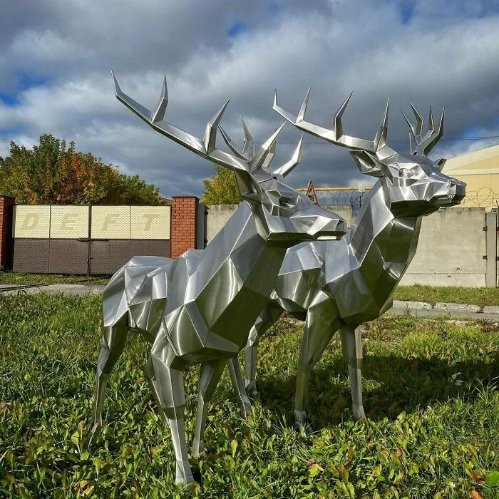 Artist Creates Spectacular Folded Steel Animal Sculptures From Metal Sheets, Here Are His Best 49 Works