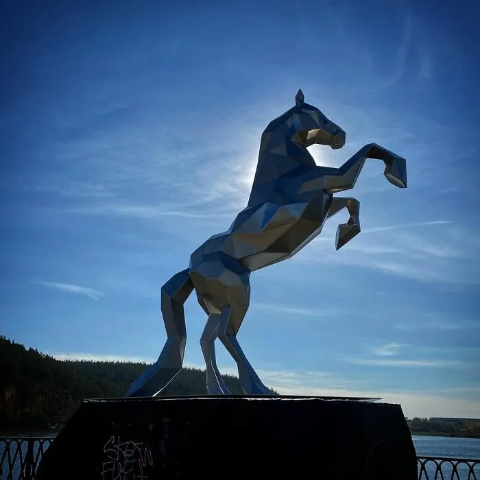 Artist Creates Spectacular Folded Steel Animal Sculptures From Metal Sheets, Here Are His Best 49 Works