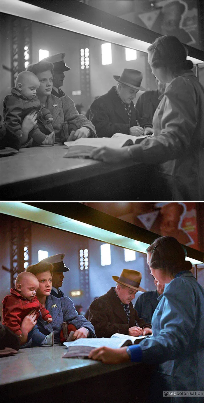 Union Station, Chicago By Jack Delano, 1943