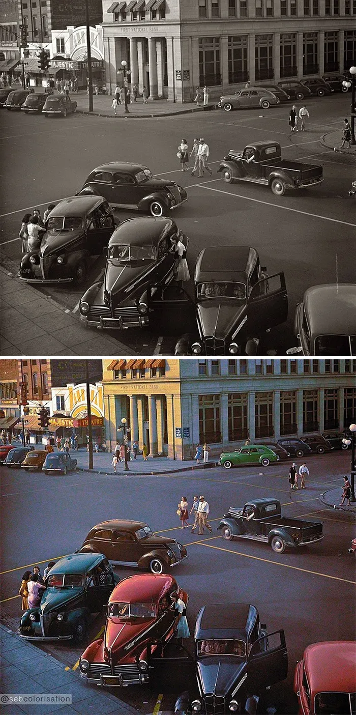 Tarde de sábado en Florence, Alabama, junio de 1942. Por Arthur Rothstein