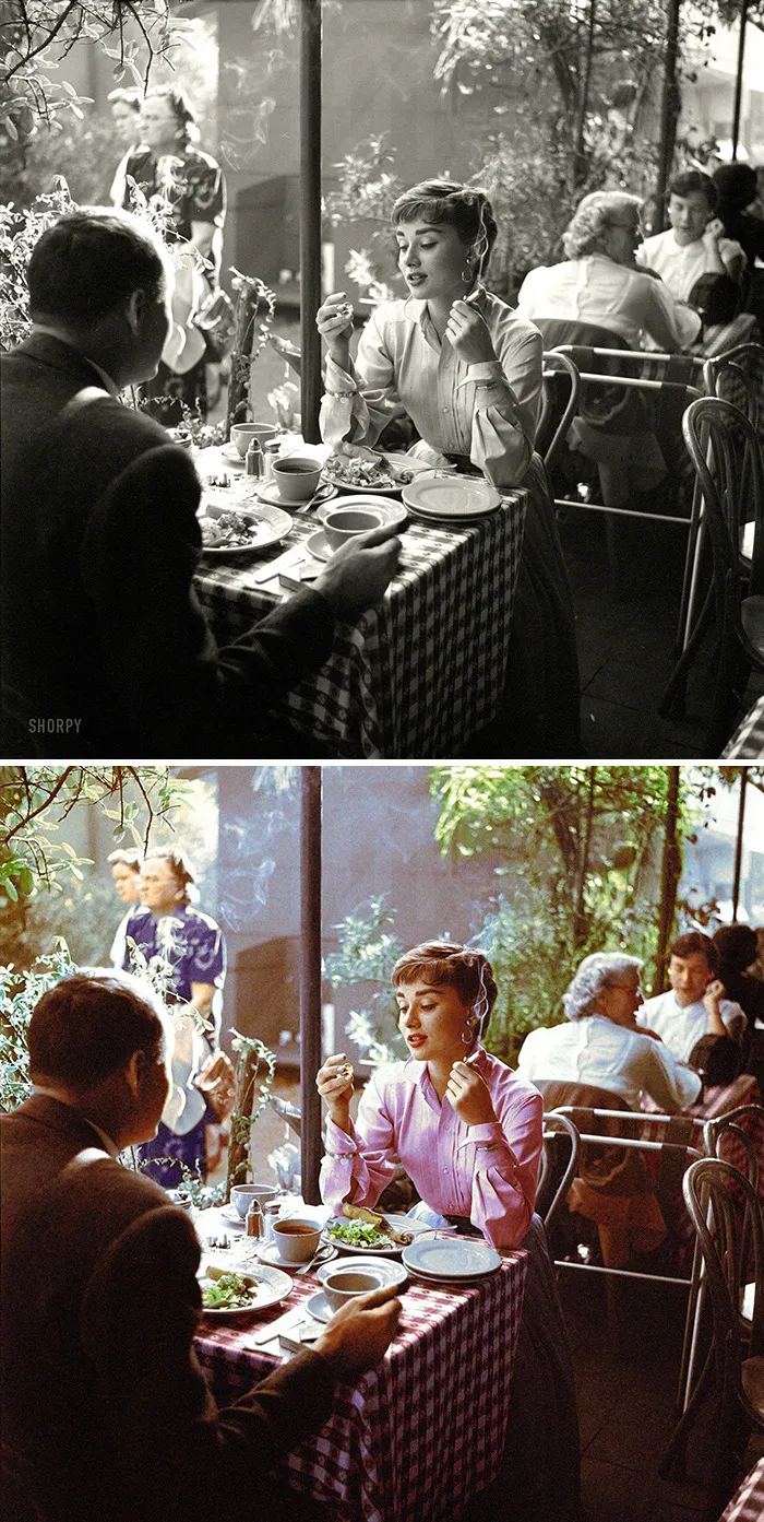 Audrey Hepburn (1929-1993) En 1956