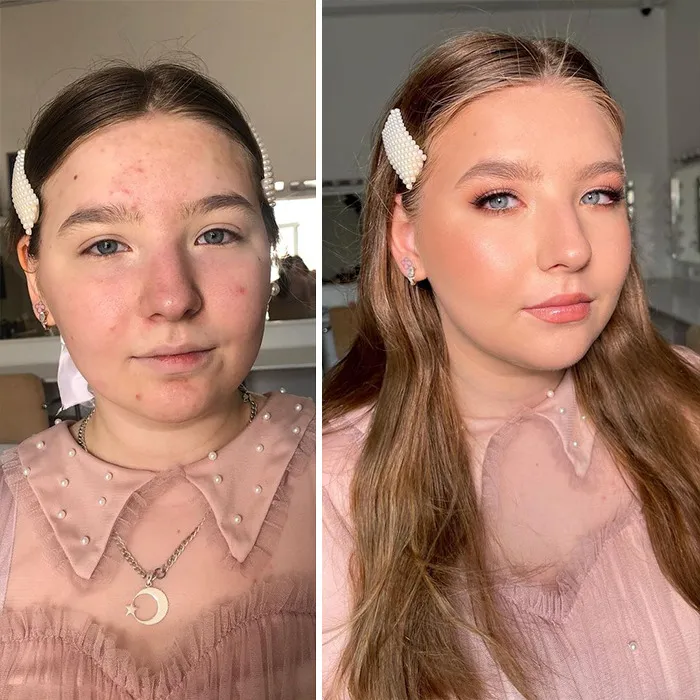 35 Women Before And After Their Makeup Transformations By Maria Kalashnikova