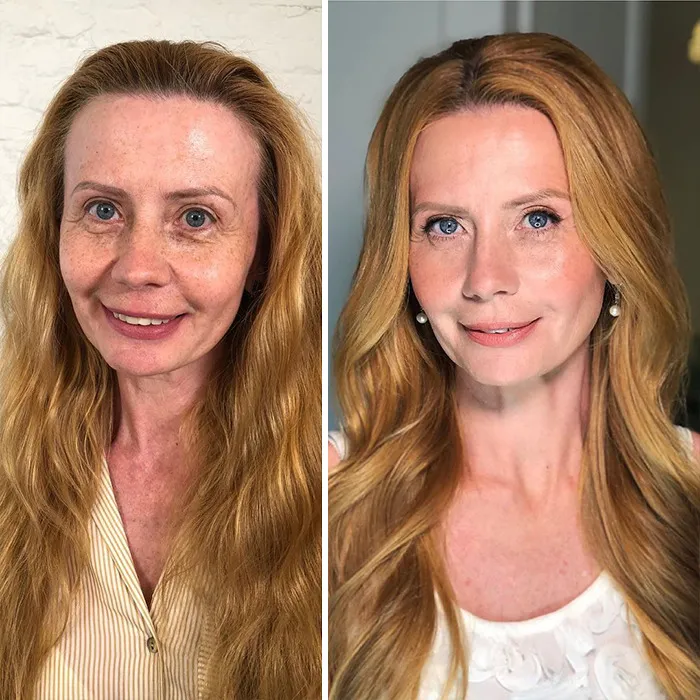 35 Women Before And After Their Makeup Transformations By Maria Kalashnikova