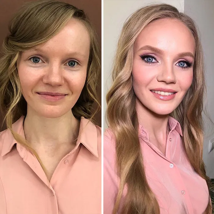 35 Women Before And After Their Makeup Transformations By Maria Kalashnikova