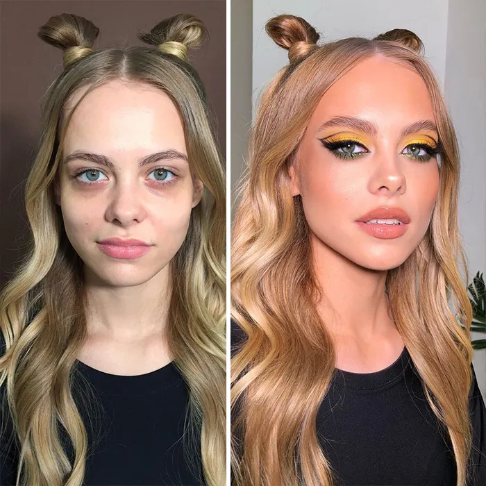 35 Women Before And After Their Makeup Transformations By Maria Kalashnikova