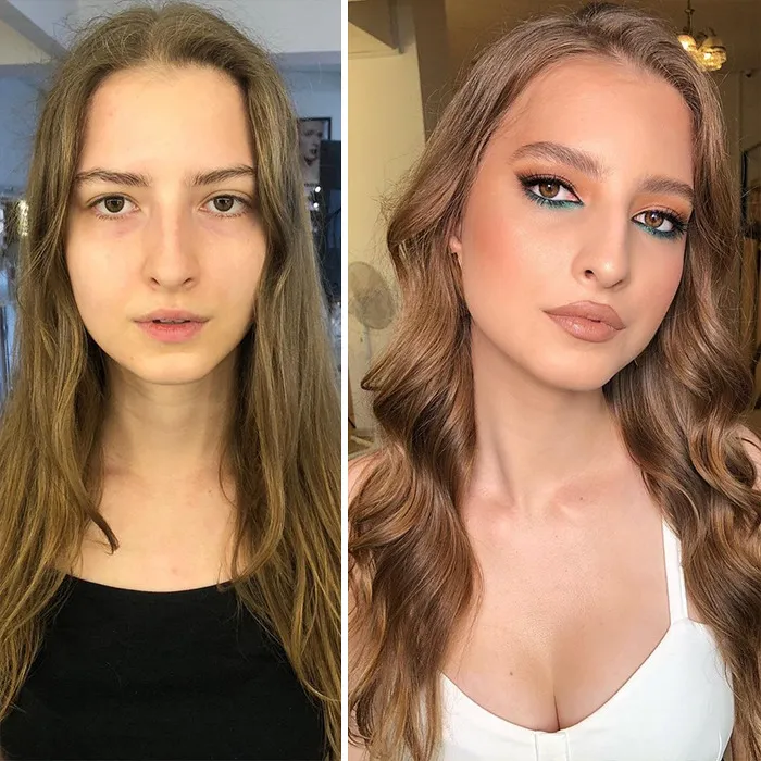 35 Women Before And After Their Makeup Transformations By Maria Kalashnikova