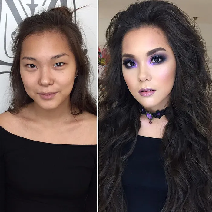 35 Women Before And After Their Makeup Transformations By Maria Kalashnikova