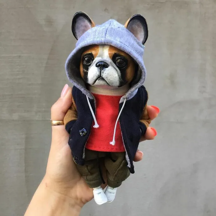 80 Fashionable Animal Clay Dolls By Valentina Gekova