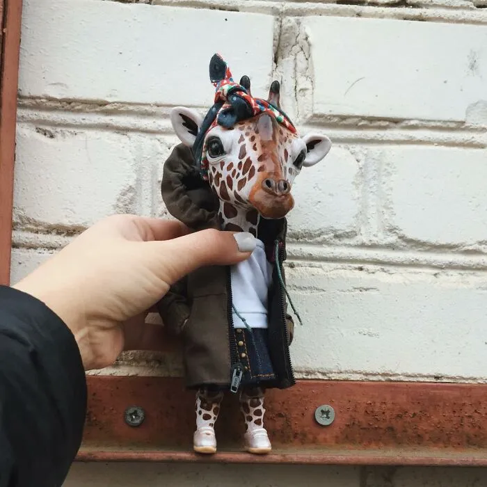 80 Fashionable Animal Clay Dolls By Valentina Gekova