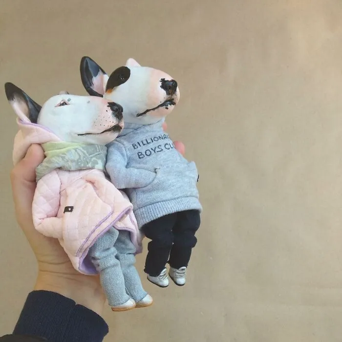 80 Fashionable Animal Clay Dolls By Valentina Gekova
