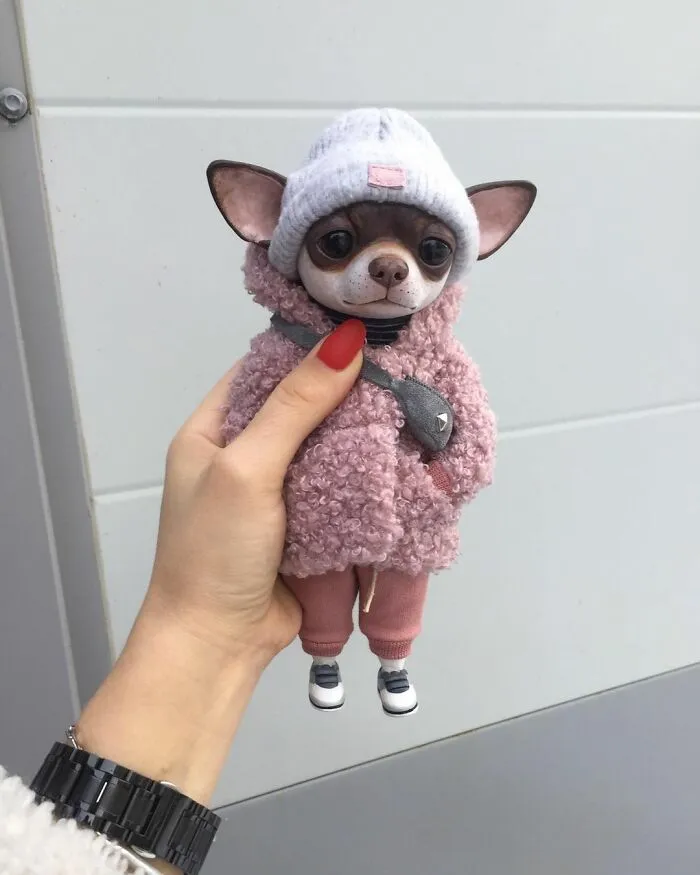 80 Fashionable Animal Clay Dolls By Valentina Gekova