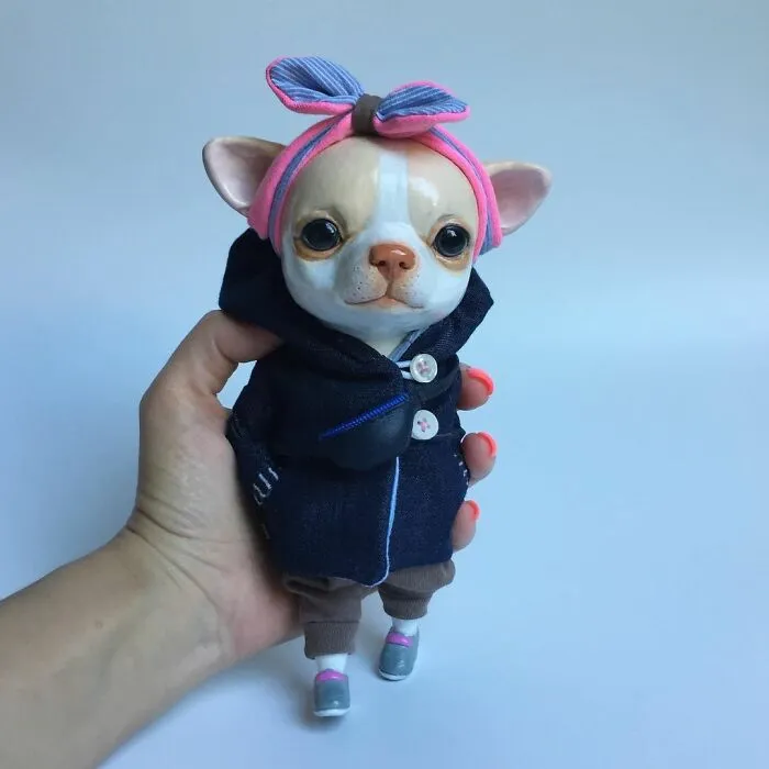 80 Fashionable Animal Clay Dolls By Valentina Gekova
