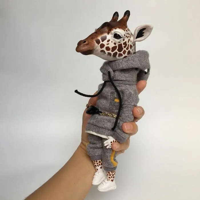 80 Fashionable Animal Clay Dolls By Valentina Gekova