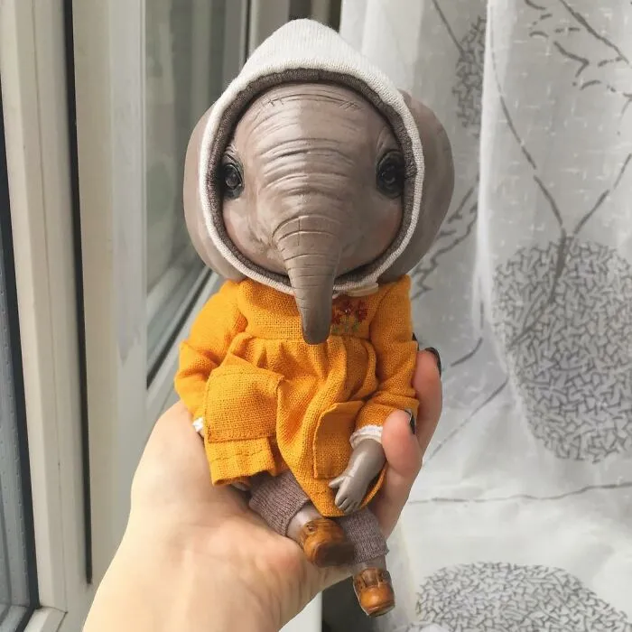 80 Fashionable Animal Clay Dolls By Valentina Gekova