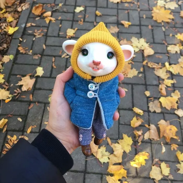 80 Fashionable Animal Clay Dolls By Valentina Gekova