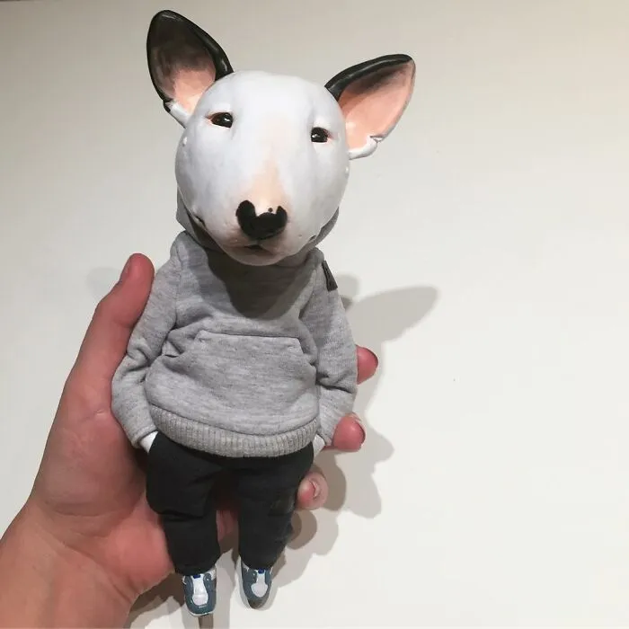 80 Fashionable Animal Clay Dolls By Valentina Gekova