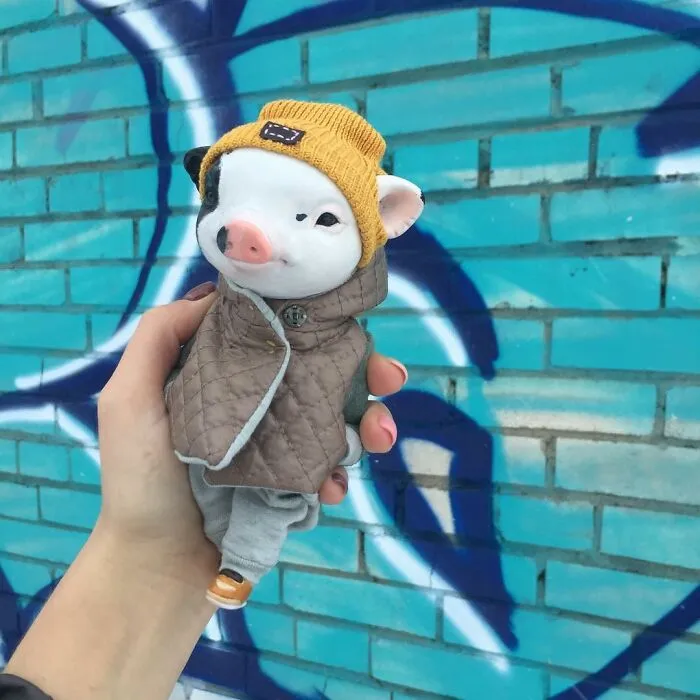 80 Fashionable Animal Clay Dolls By Valentina Gekova