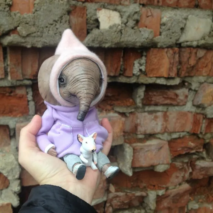 80 Fashionable Animal Clay Dolls By Valentina Gekova