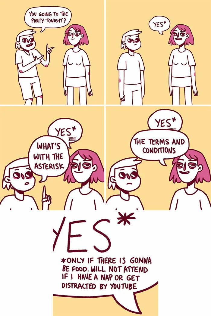 40 Relatable And Funny Comics This Artist Creates About Her Life, Mental Issues And Other Situations