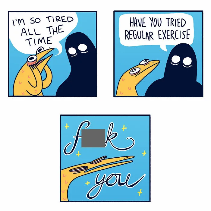 40 Relatable And Funny Comics This Artist Creates About Her Life, Mental Issues And Other Situations