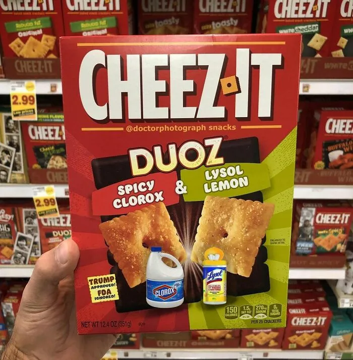 40 Satirical Packages Of Common Grocery Items By Doctor Photograph