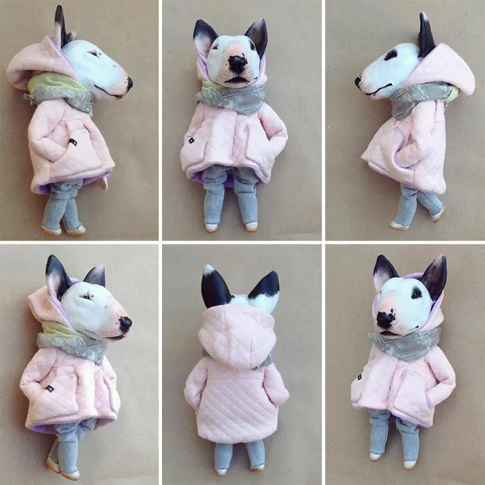 80 Fashionable Animal Clay Dolls By Valentina Gekova