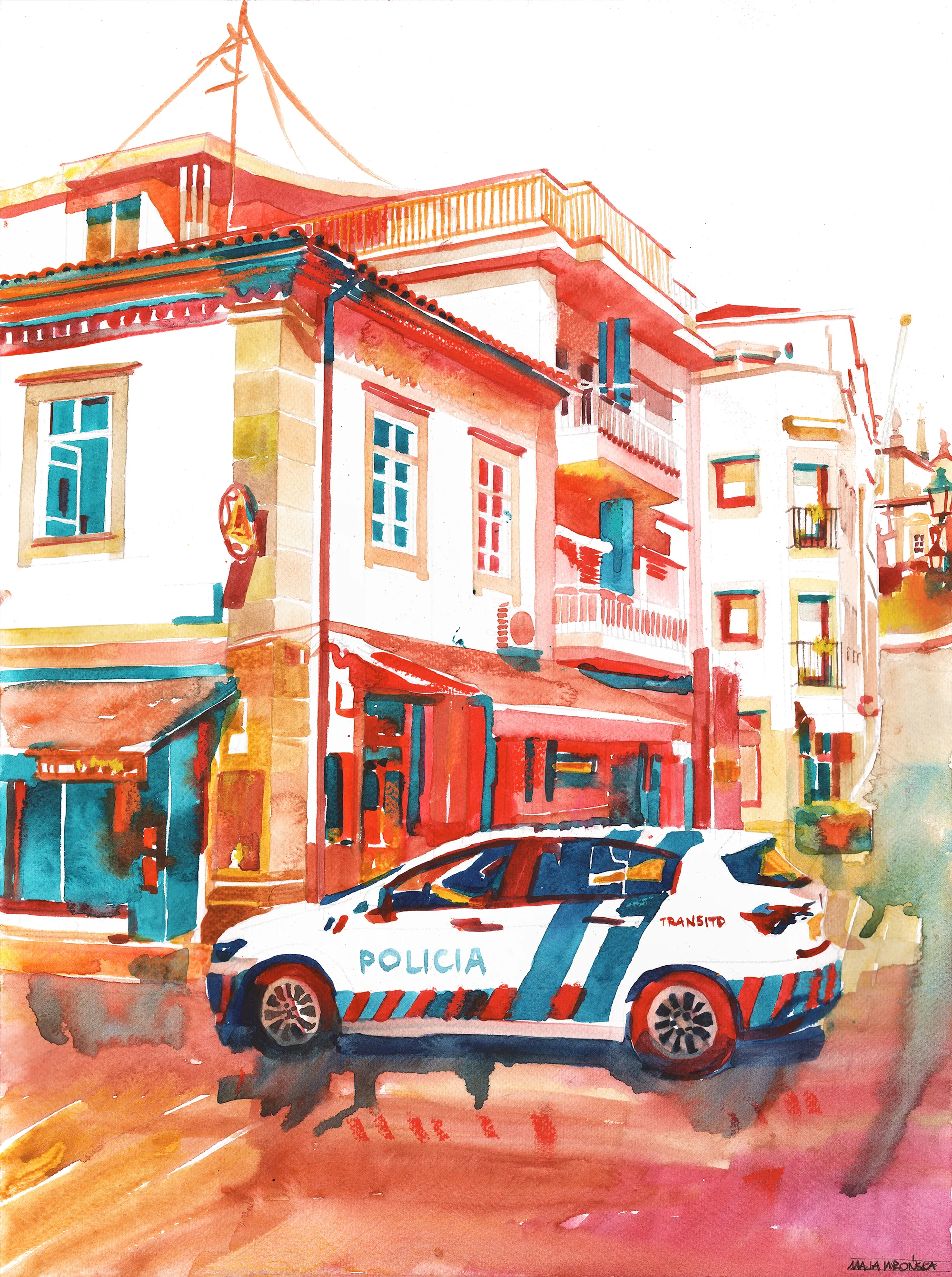 I Painted Watercolor Heat With Watercolors