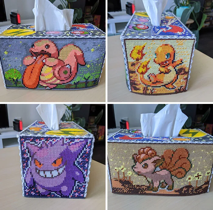 My Mom Made Me A Pokemon-Themed Tissue Box!