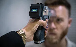 Artist Turns A Pistol Into A Functioning Temperature Gun.