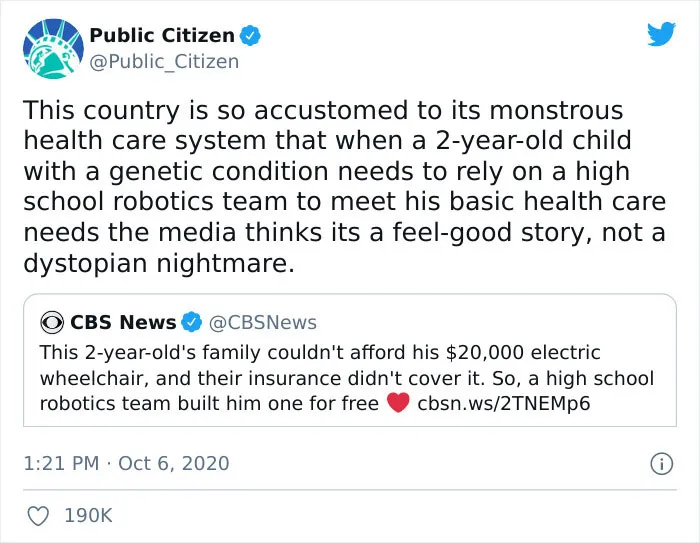 The Media Makes It To Be A Feel Good Story Over A Dystopian Nightmare