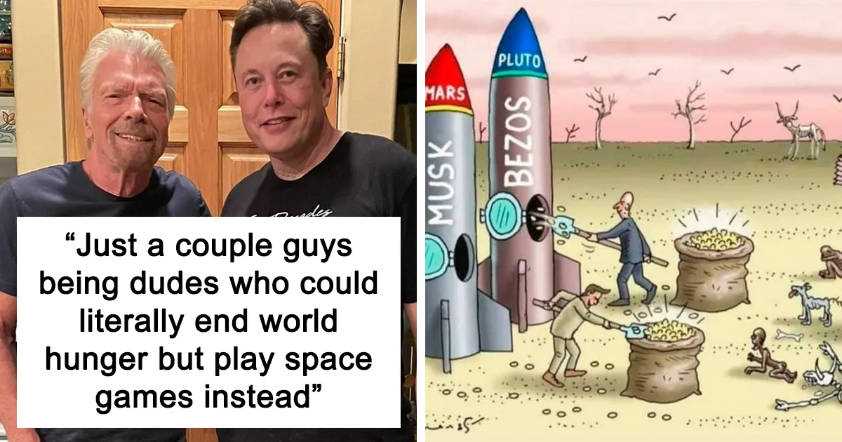 'They Could End World Hunger But Instead They Race For Space': 26 Of The Most Honest Reactions To The Billionaire Space Race