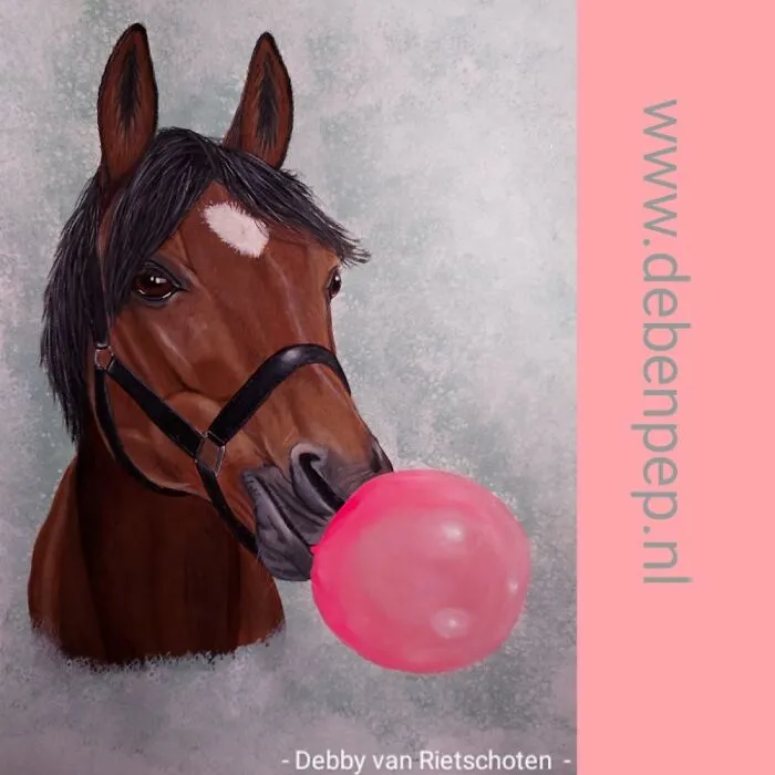 I Painted My Daughter's Favorite Pony. Acrylic Paint On Paper.