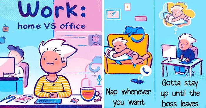I Create Comics That Give Advice About Simple Life Situations