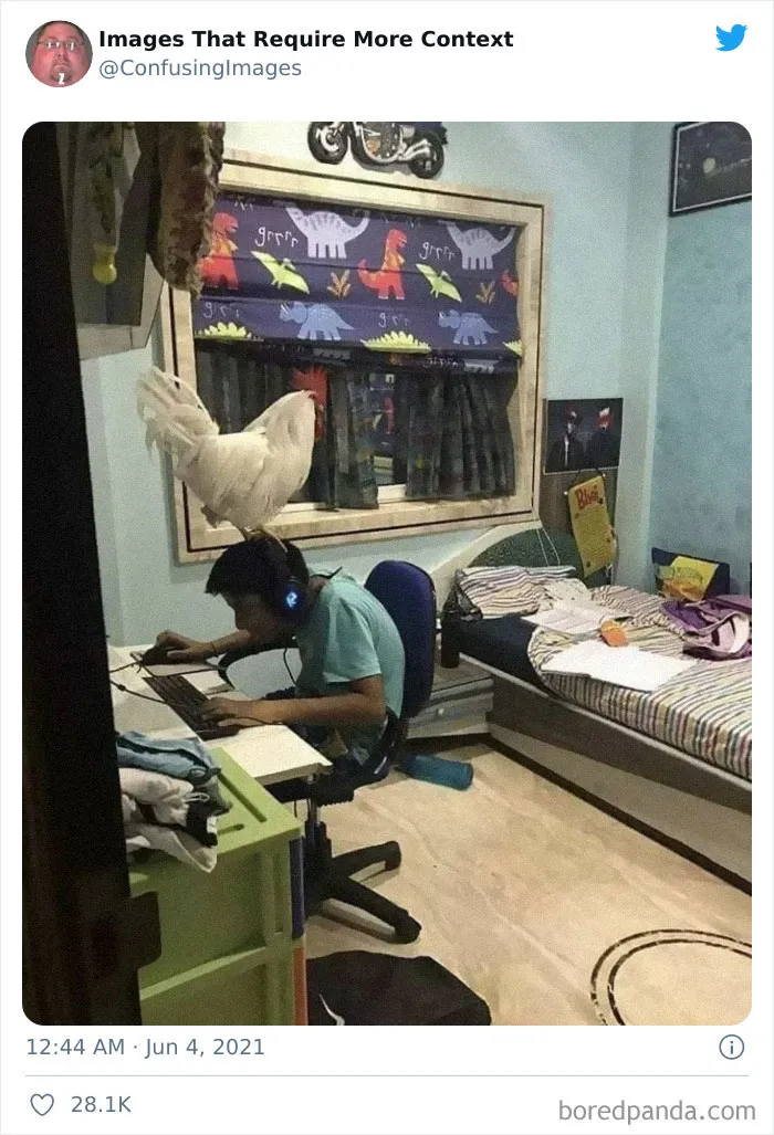 30 Funny And Confusing Pics Posted By The "Images That Require More Context" Twitter Page