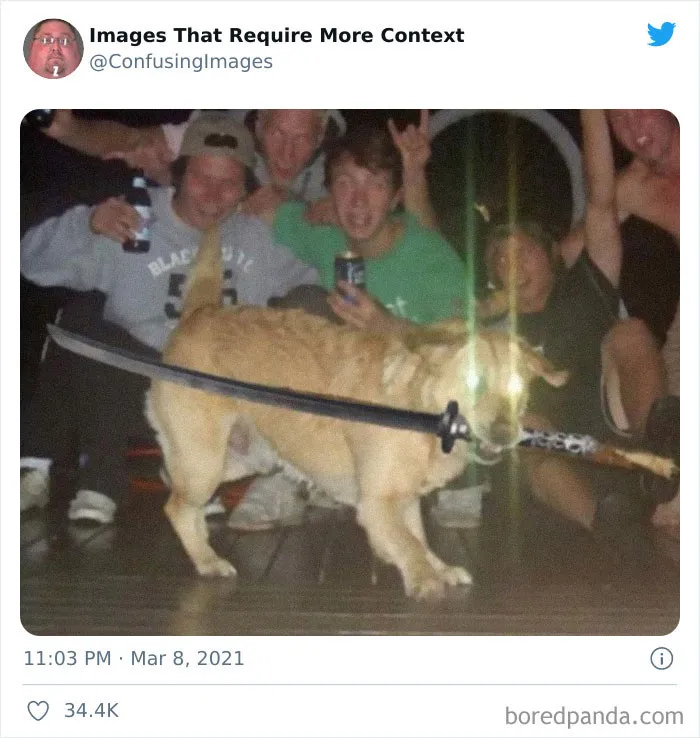 30 Funny And Confusing Pics Posted By The "Images That Require More Context" Twitter Page