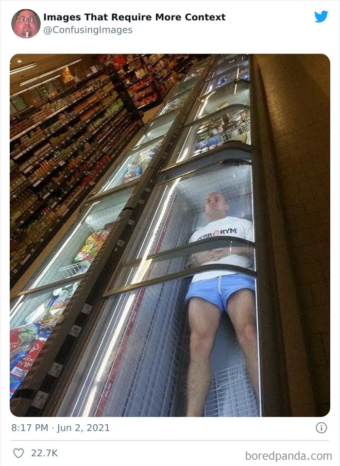 30 Funny And Confusing Pics Posted By The "Images That Require More Context" Twitter Page